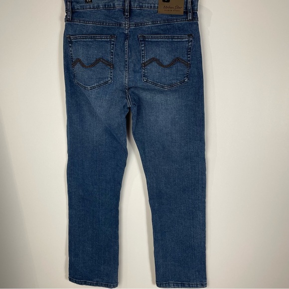 Urban Star Medium Wash Straight Leg Denim Jeans Unisex Size 32x30 - Picture 3 of 10
